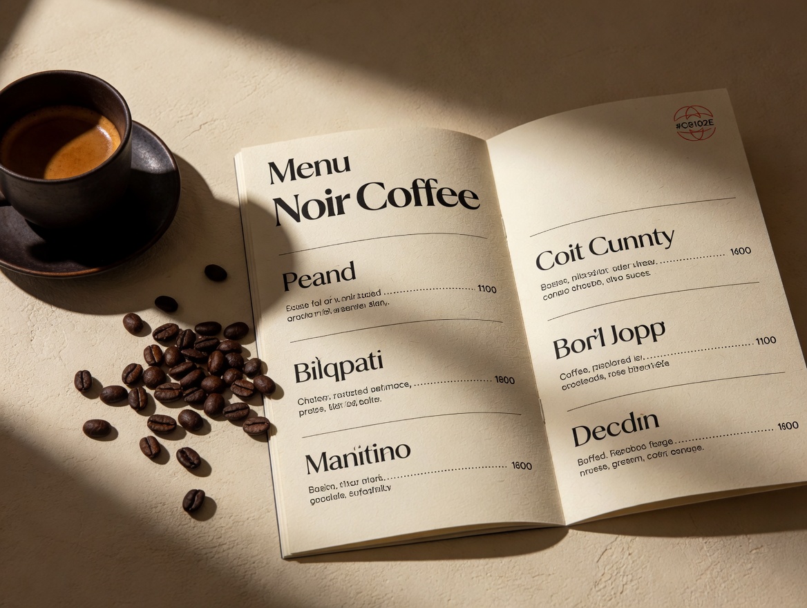 Noir Coffee — Uygulama